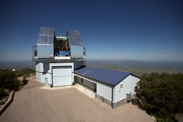 The WIYN Observatory with a 3.5-meter telescope atop Kitt Peak National Observatory.