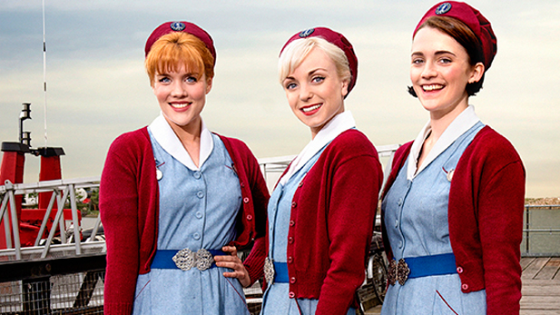 Patsy (Emerald Fennell), Trixie (Helen George) and Barbara (Charlotte Ritchie).
