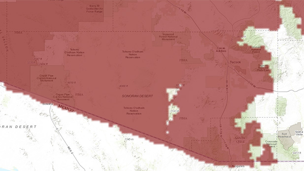 excessive heat map