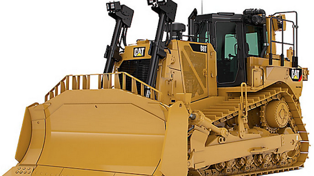 Caterpillar bulldozer spotlight