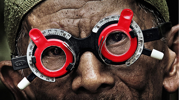 A scene from Joshua Oppenheimer’s documentary "The Look of Silence"