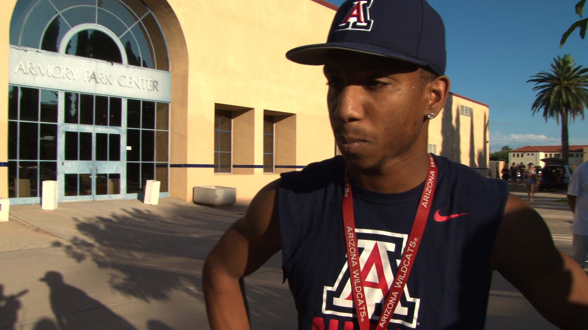 Caleb Stewart, a third year student at the University of Arizona
