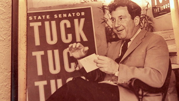 An archive photo of Dick Tuck.