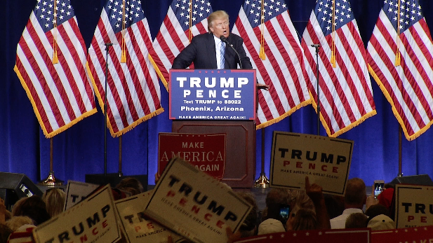 Republican presidential candidate Donald Trump, Aug. 31, 2016.
