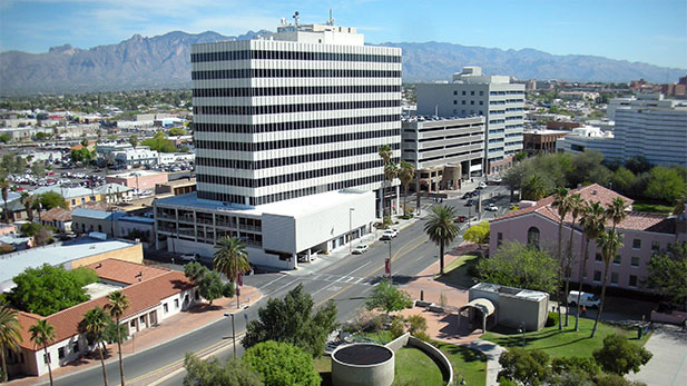 Downtown Tucson Transamerica bldg spot