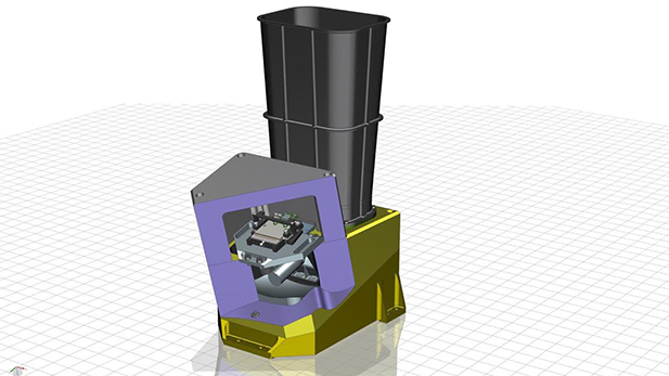 A CAD rendering of the E-THEMIS instrument. 