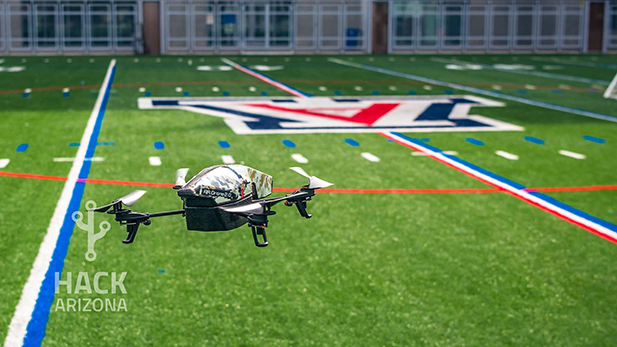 A drone at Hack Arizona 2016.