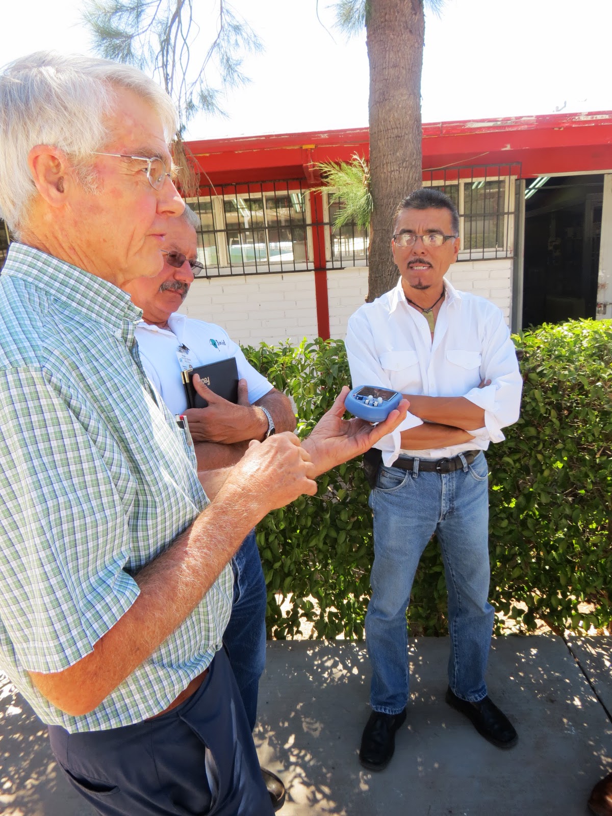 Dr Duncan and Francisco Trujillo