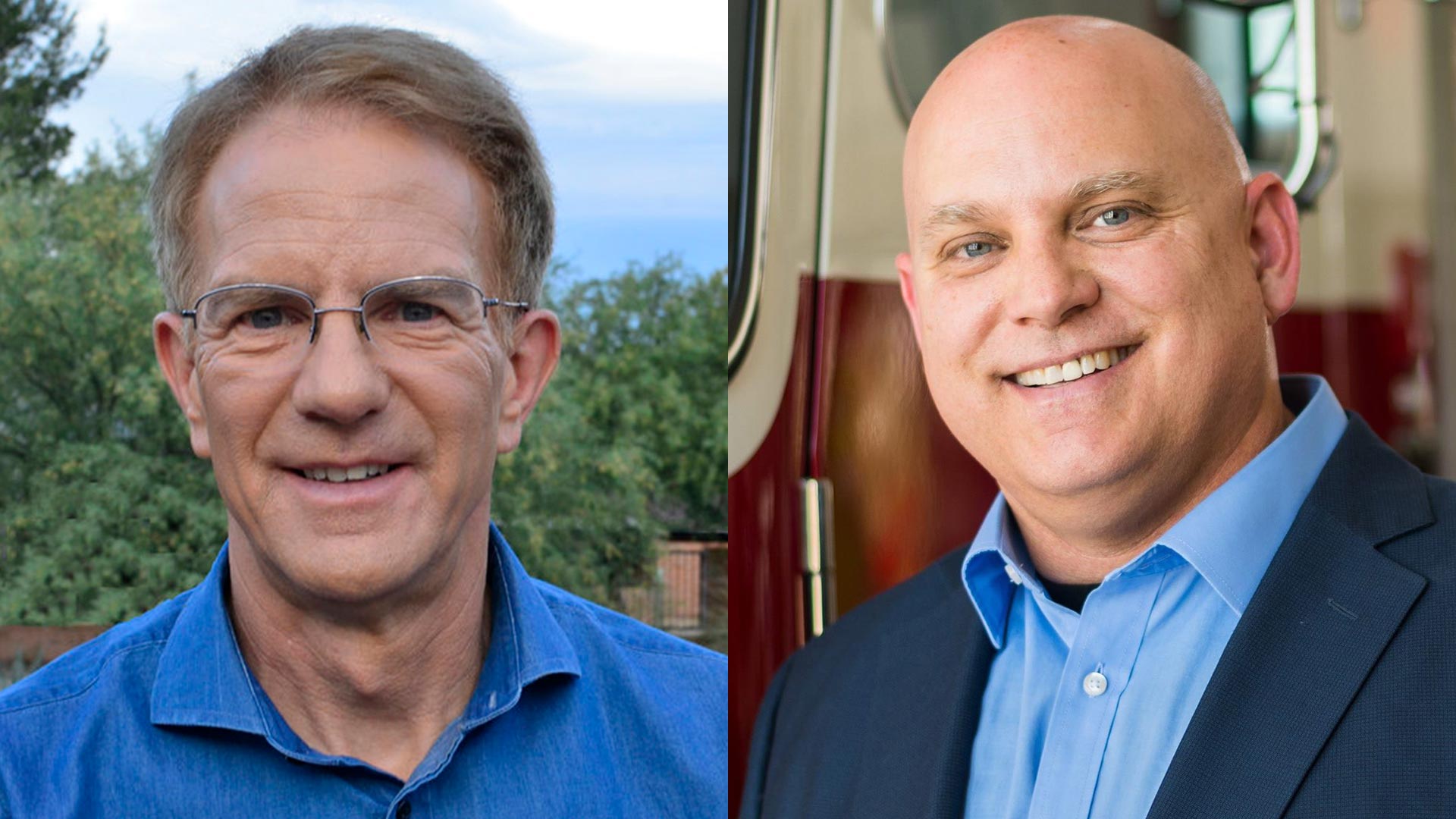 Paul Durham, left, and Gary Watson are running for the Ward 3 seat on the Tucson City Council on Nov. 7, 2017.