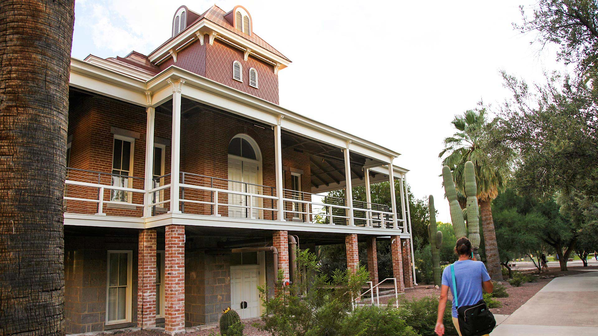 The north side of Old Main on the University of Arizona campus.