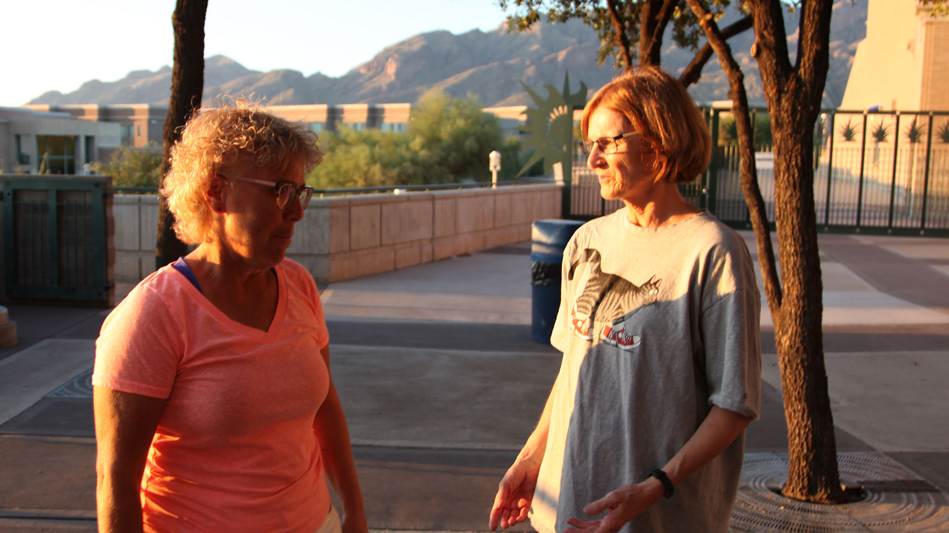 Falcons band Renee and Gail