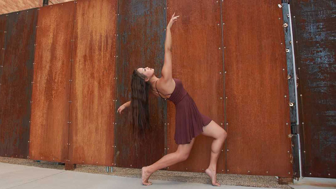 Choreographer, dancer and UA Honors College undergraduate Maya Lowney in "Unbarred".