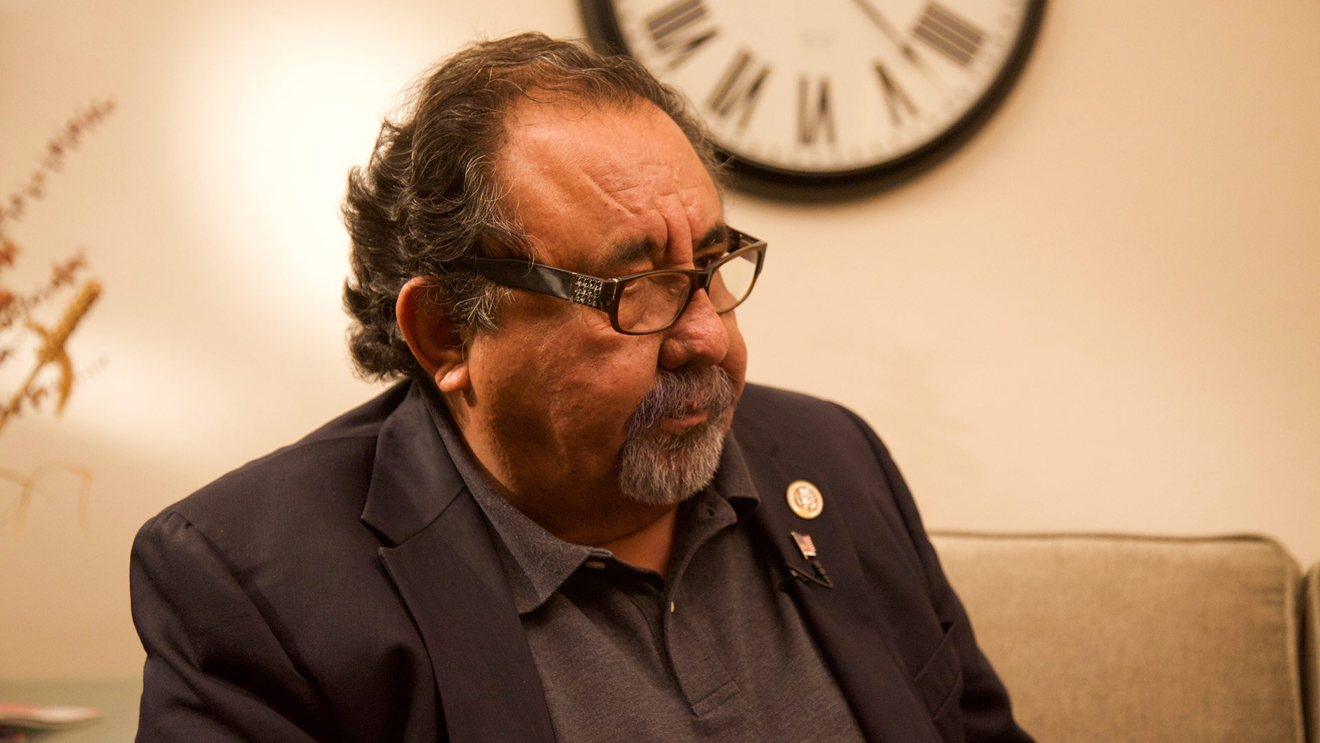 U.S. Rep. Raúl Grijalva in the Arizona Public Media studios, Nov. 20, 2017.