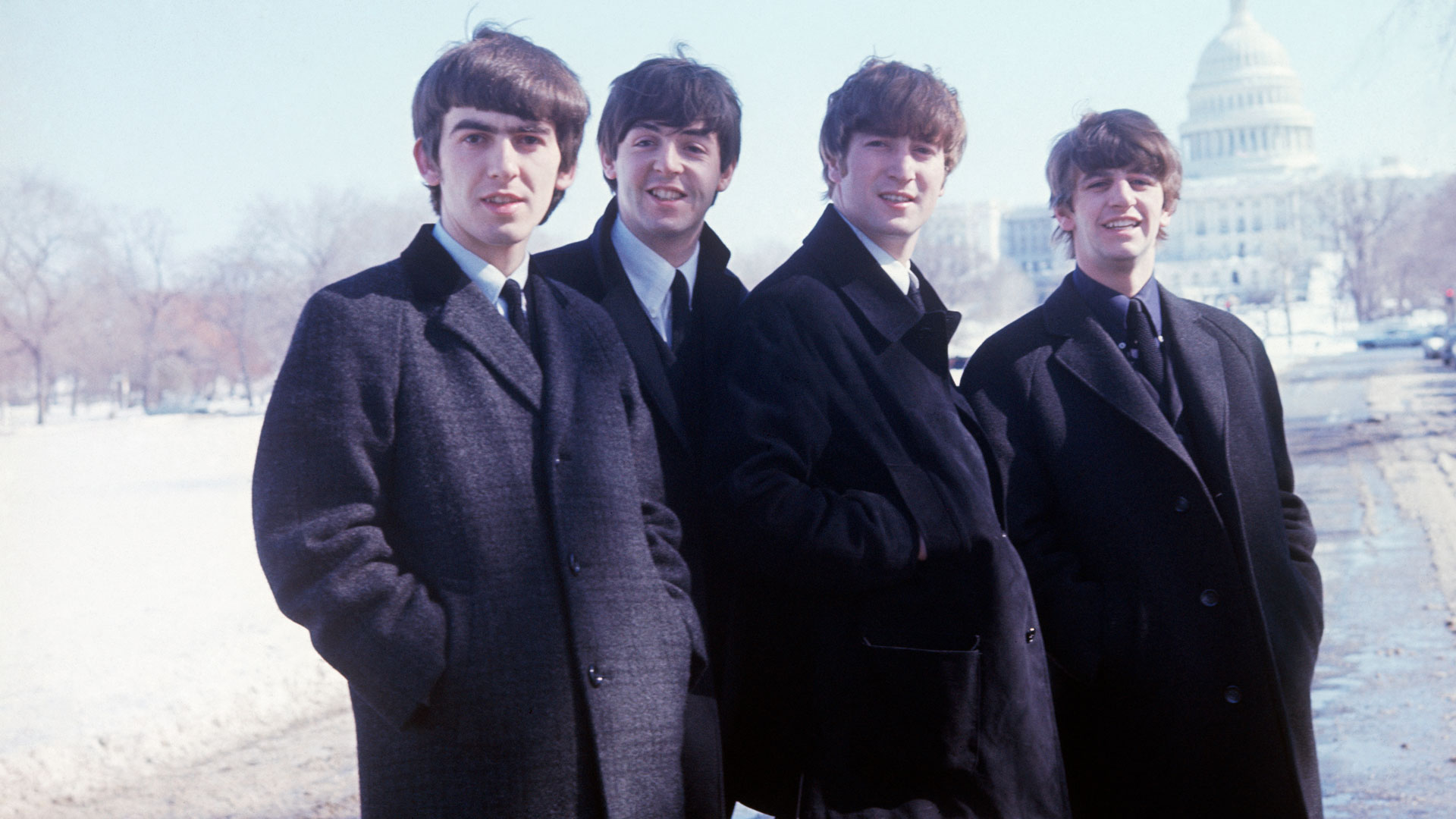 The Beatles in Washington DC, February 1964.