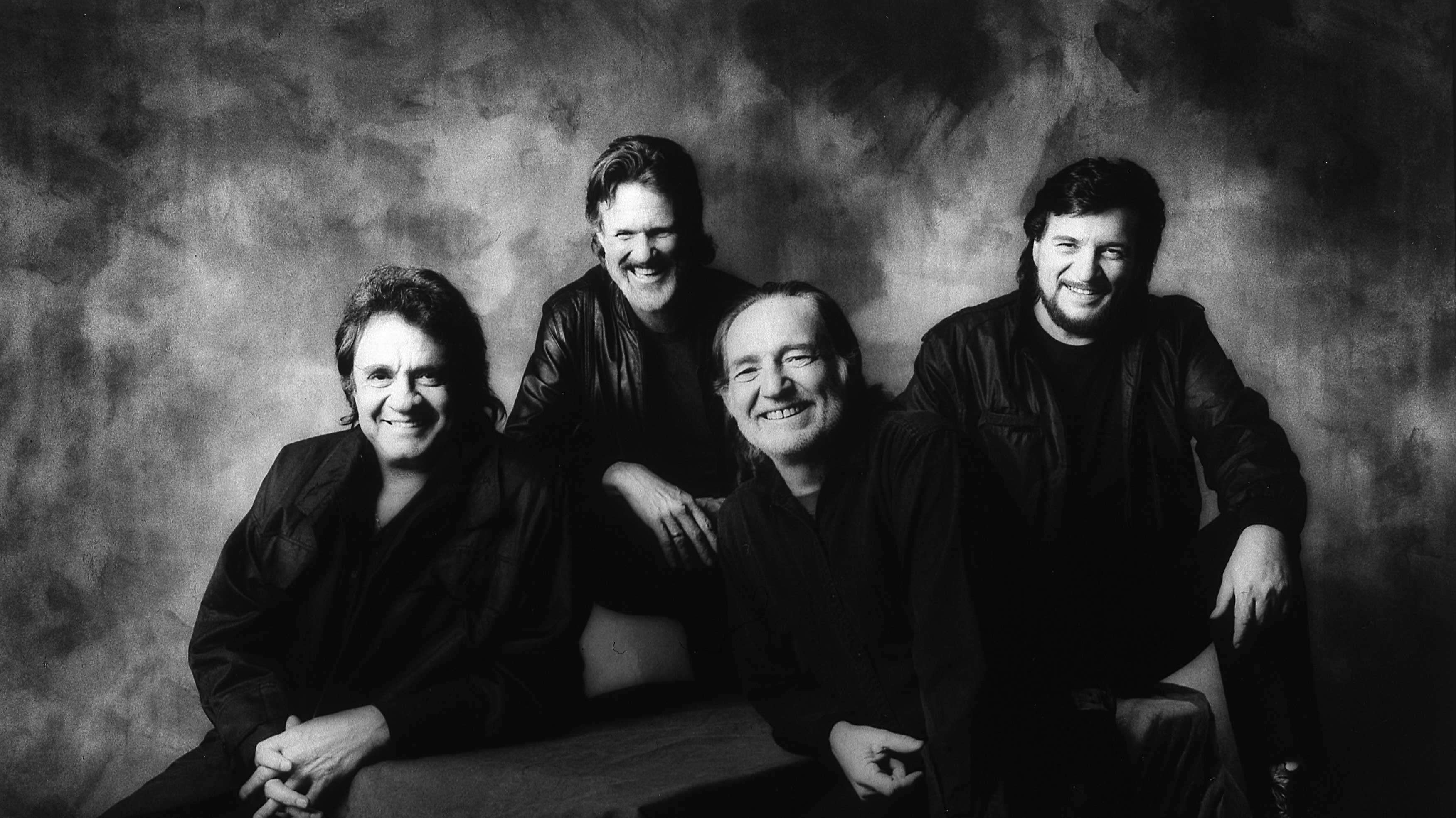The Highwaymen, (l-r) Johnny Cash, Kris Kristofferson, Willie Nelson and Waylon Jennings
