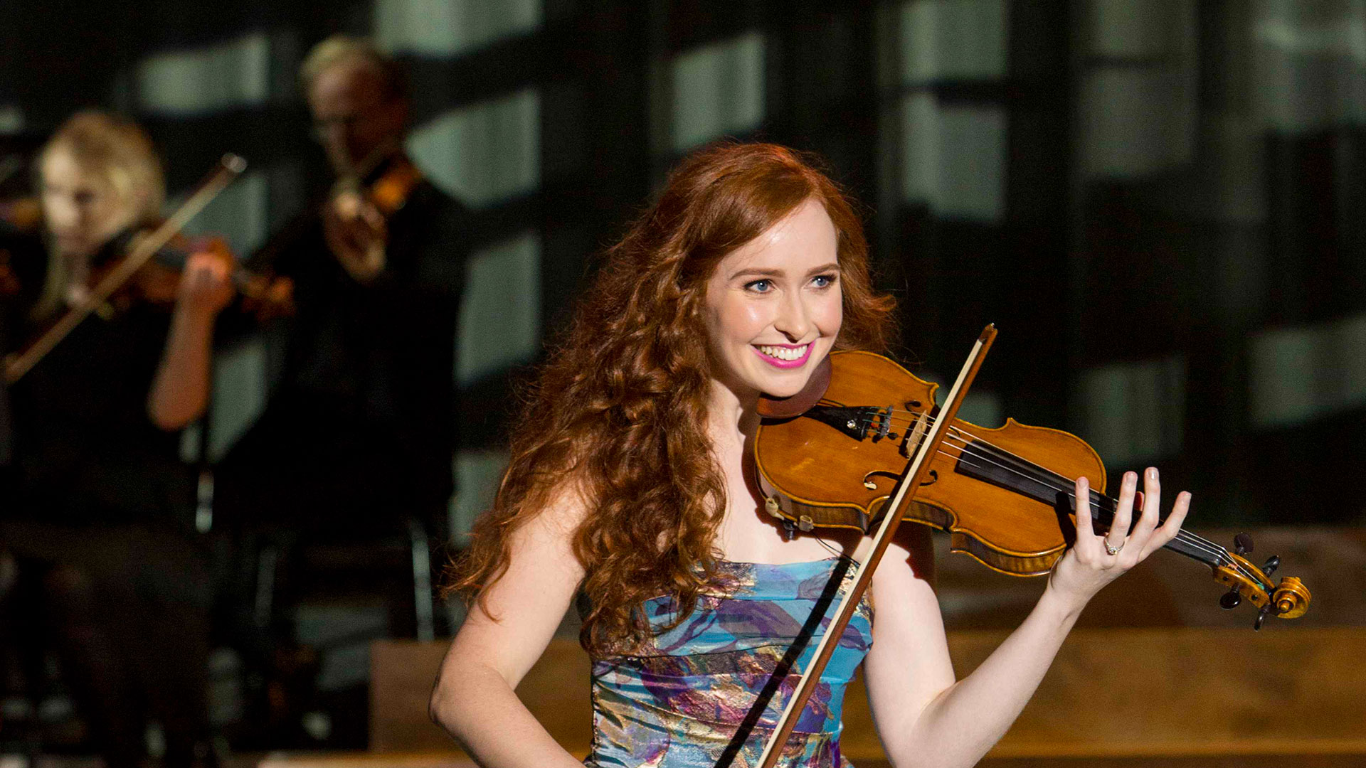 Celtic Woman’s newest member, violinist Tara McNeill.