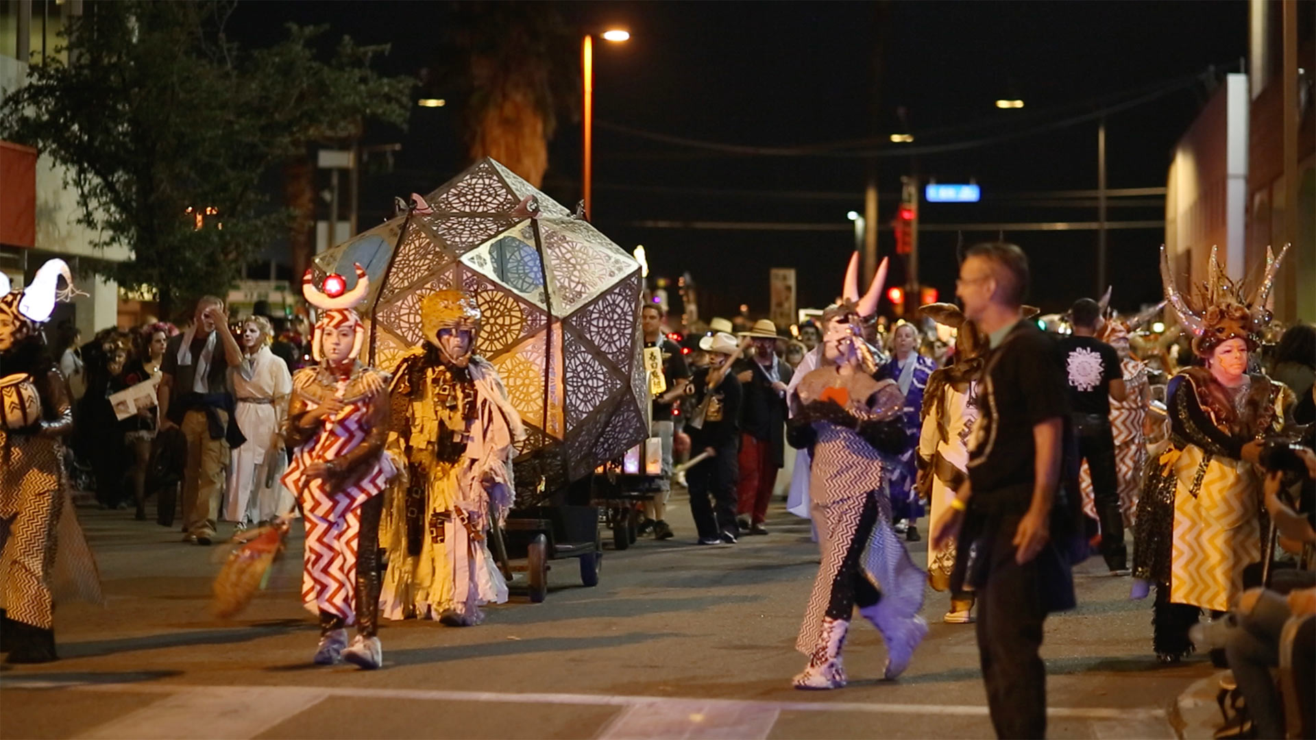 The All Souls procession in Downtown Tucson.