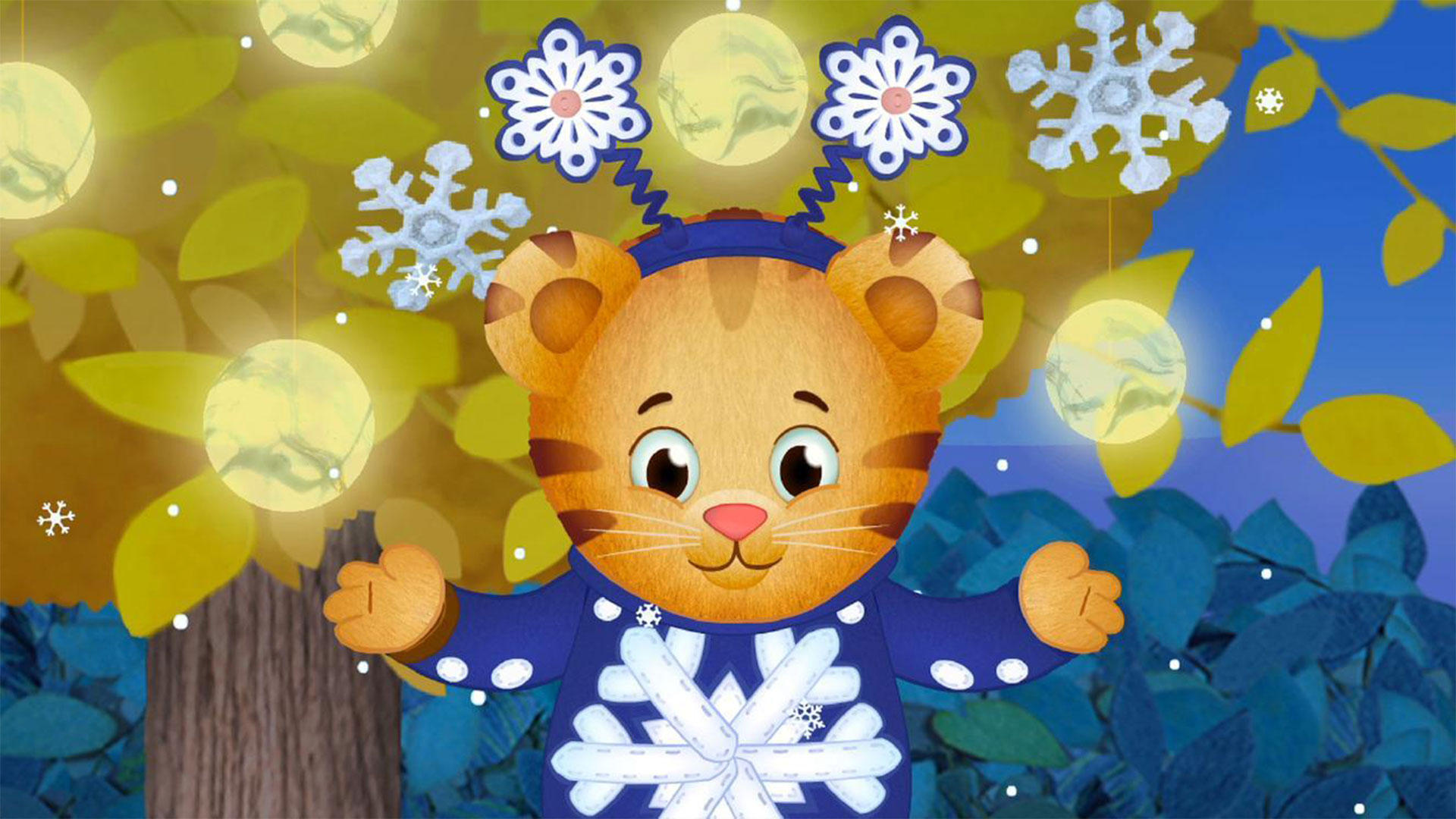 Daniel Tiger snowflake day