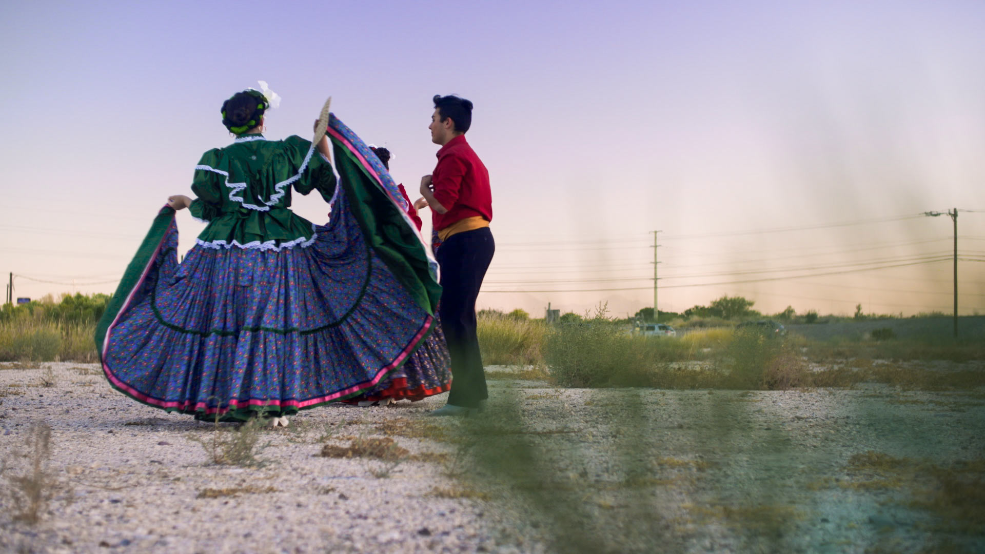 Folklórico dancers in Tucson, Arizona, 2017.