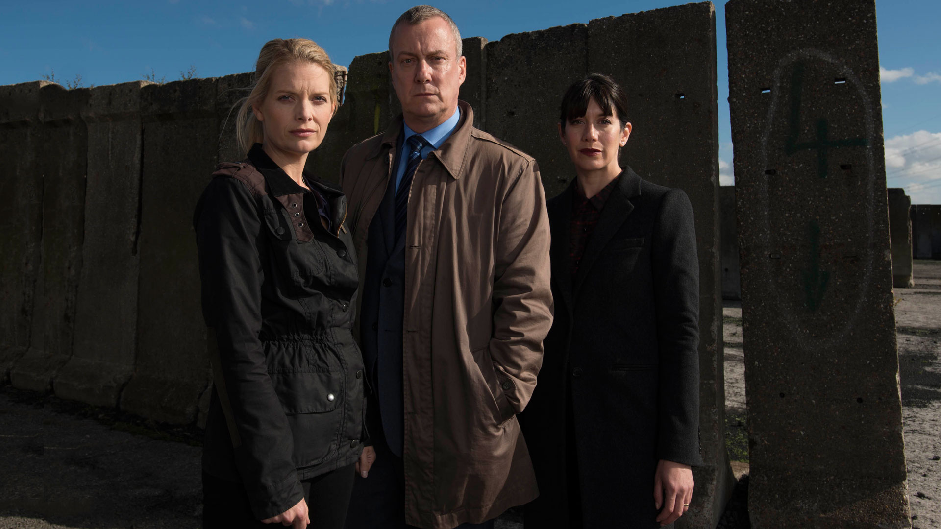 The cast of DCI Banks. 