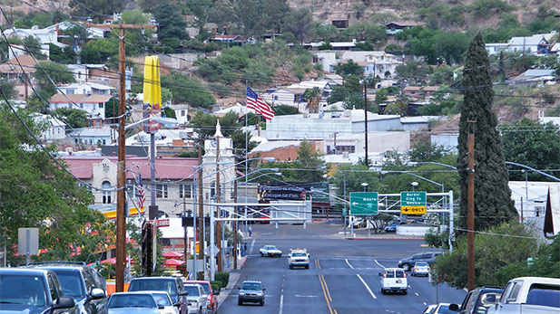 Crawford Street in Nogales.