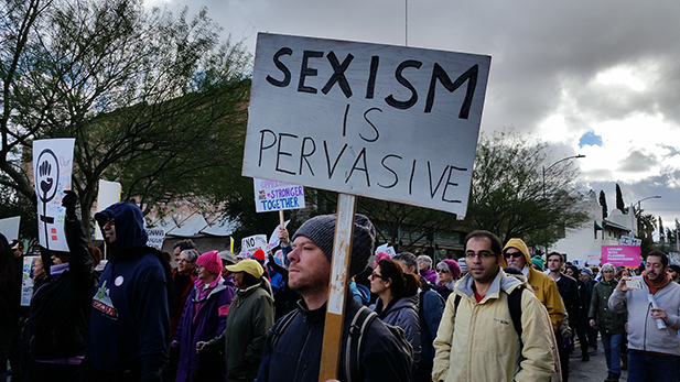 Tucson’s demonstrators echoed the fears and hopes of the estimated 3 million people who held more than 600 Women’s Marches around the world. 
