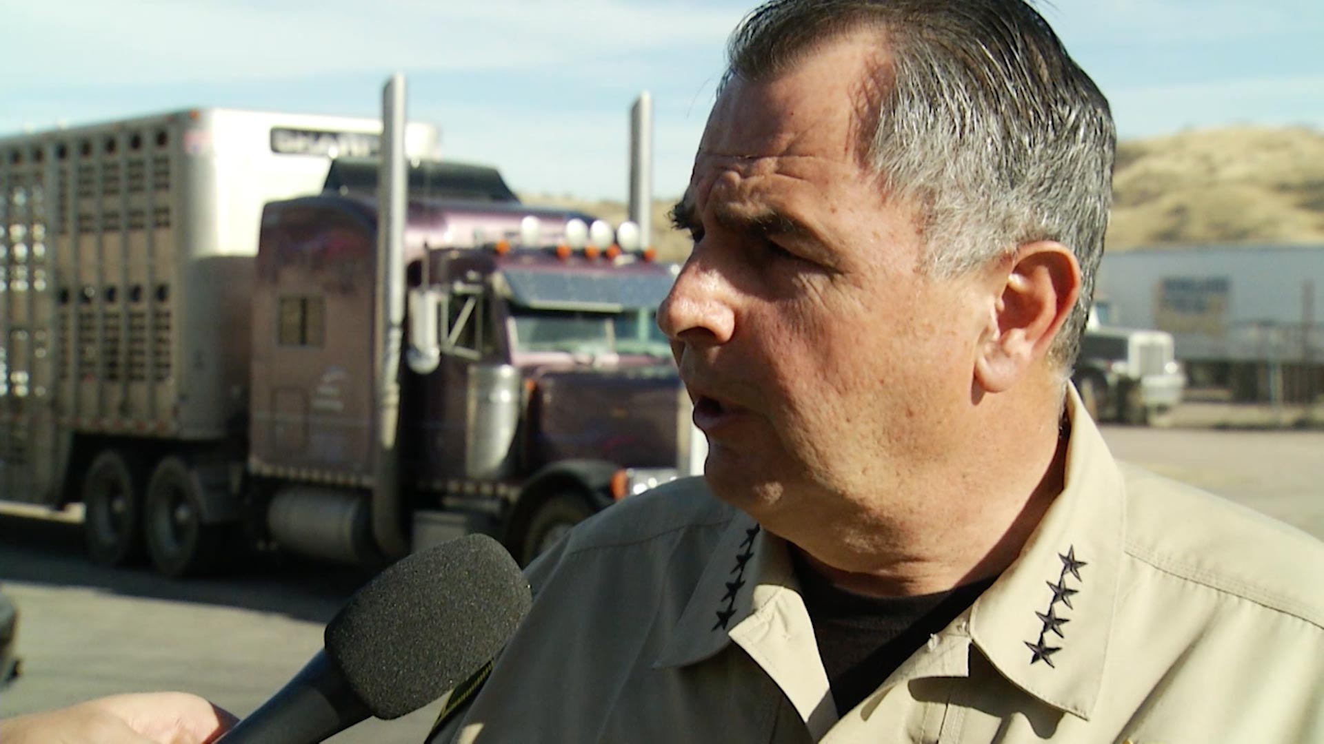 Pima County Sheriff Mark Napier in Nogales, Arizona, Feb. 9, 2017.