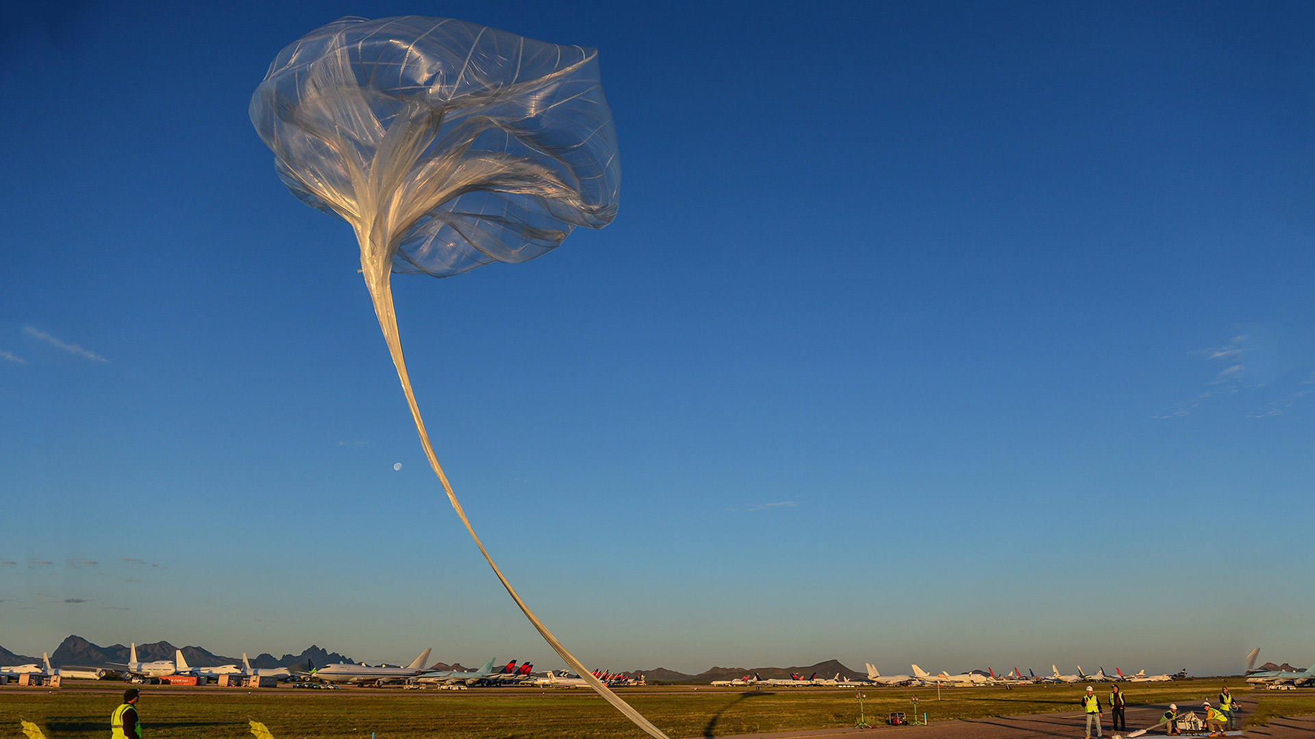 A March 2015 launch of a NASA-funded World View balloon flight to carry experiments to a near-space environment.
