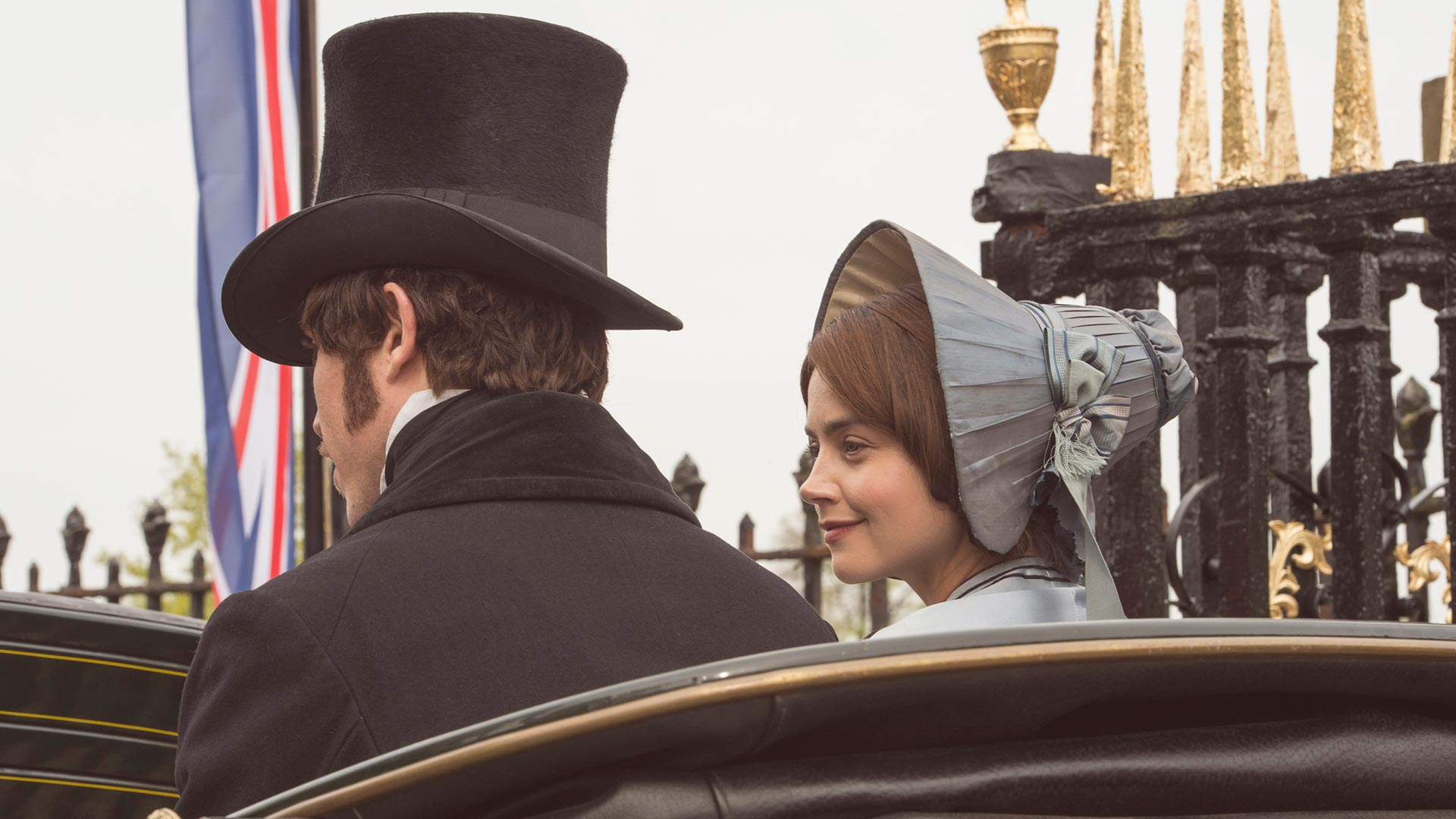 Tom Hughes as Prince Albert and Jenna Coleman as Victoria