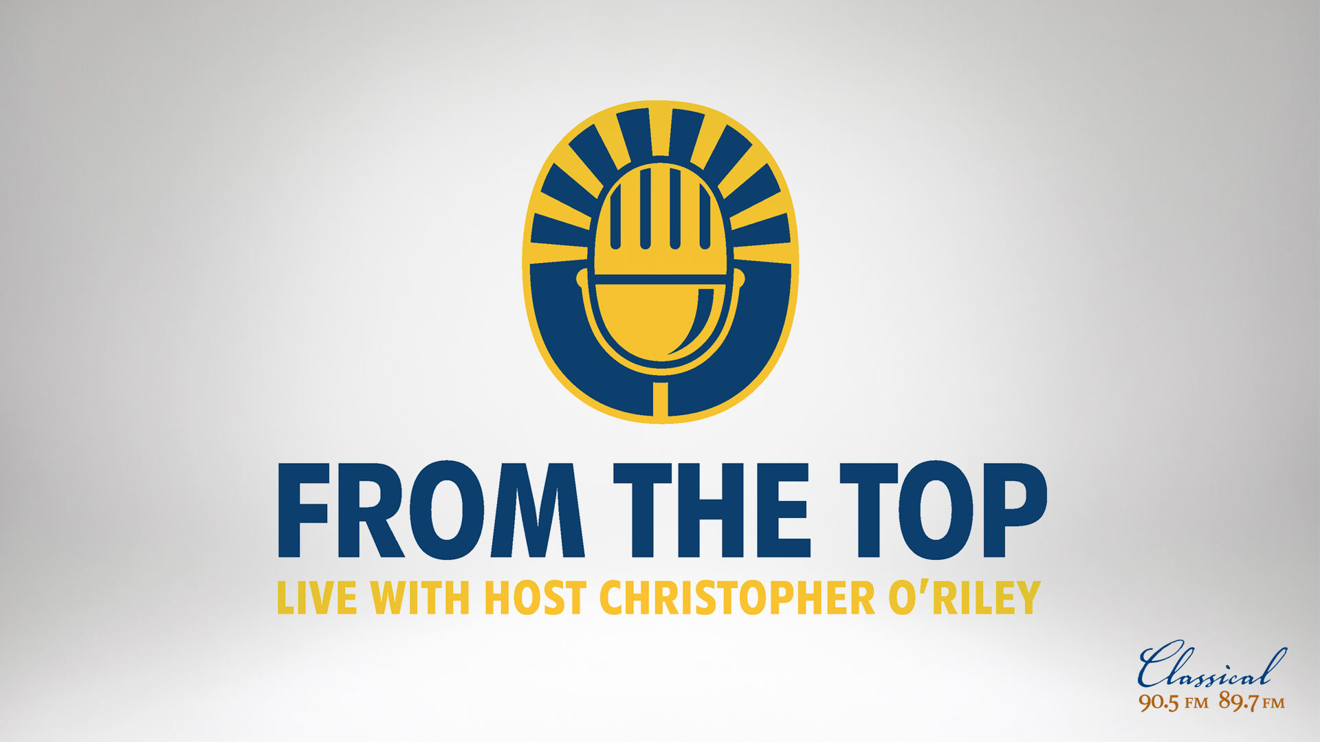 From the Top is America’s largest national platform celebrating the stories, talents, and character of young classically-trained musicians. It airs Sundays on Classical 90.5.