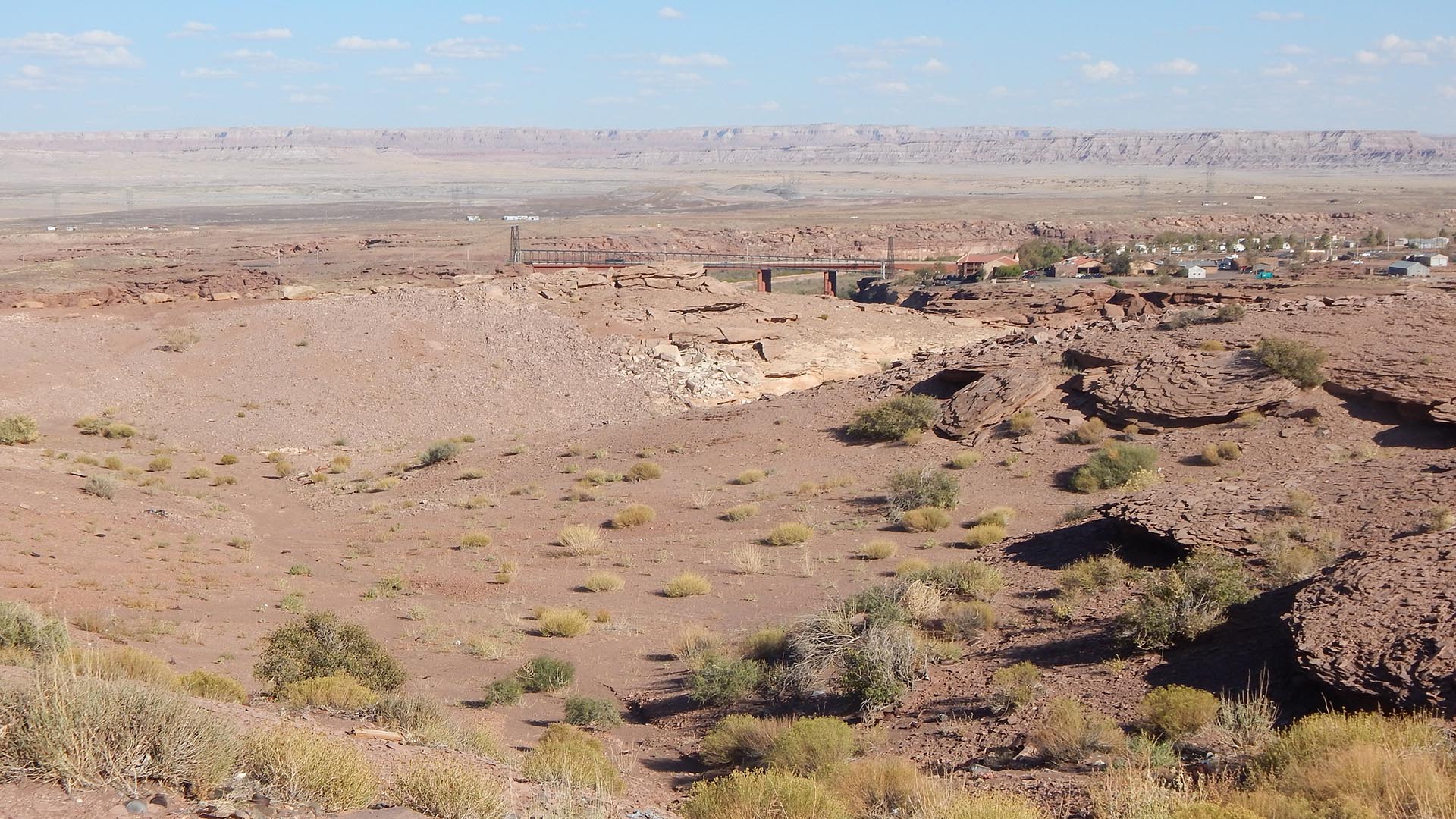 The town of Cameron, Arizona. 