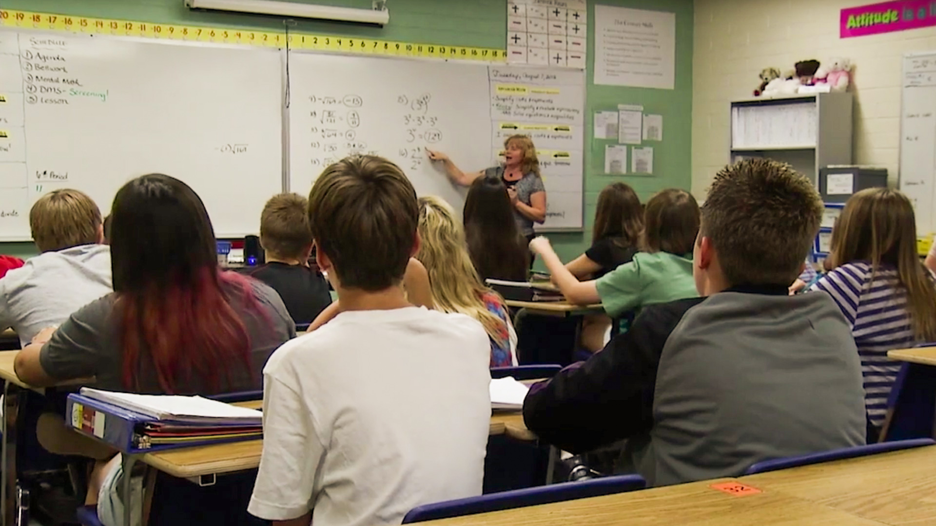 classroom students teacher whiteboard learning hero