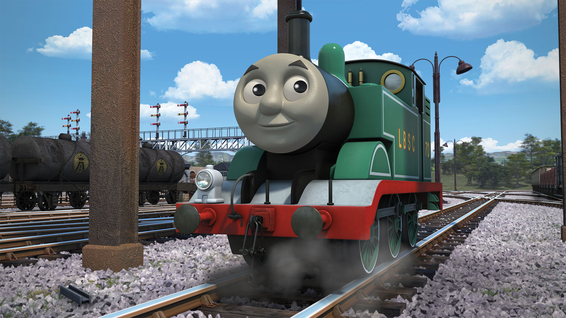 Green Thomas Train Hero