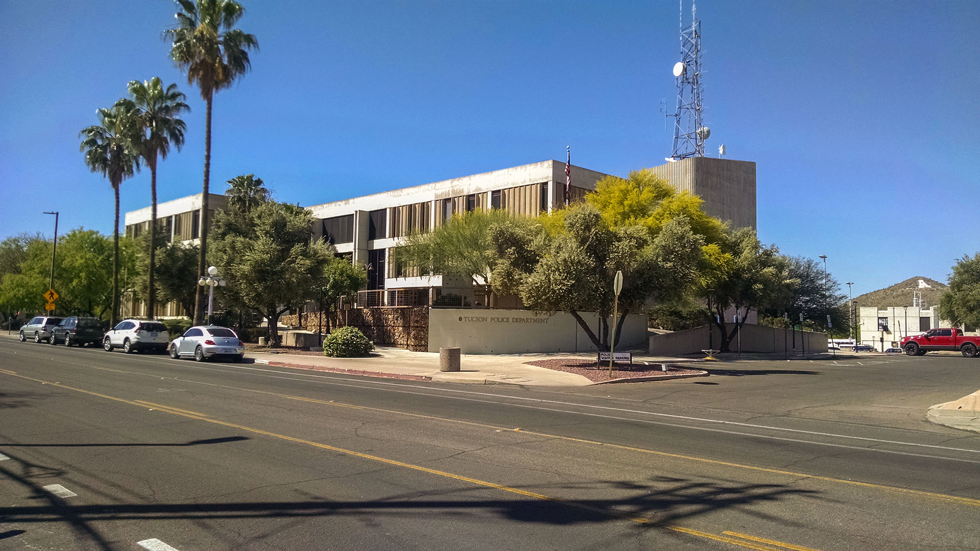 The downtown Tucson Police Department station, South Stone Avenue.