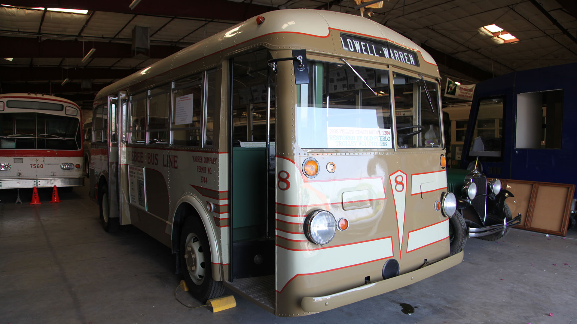 Bisbee bus inside