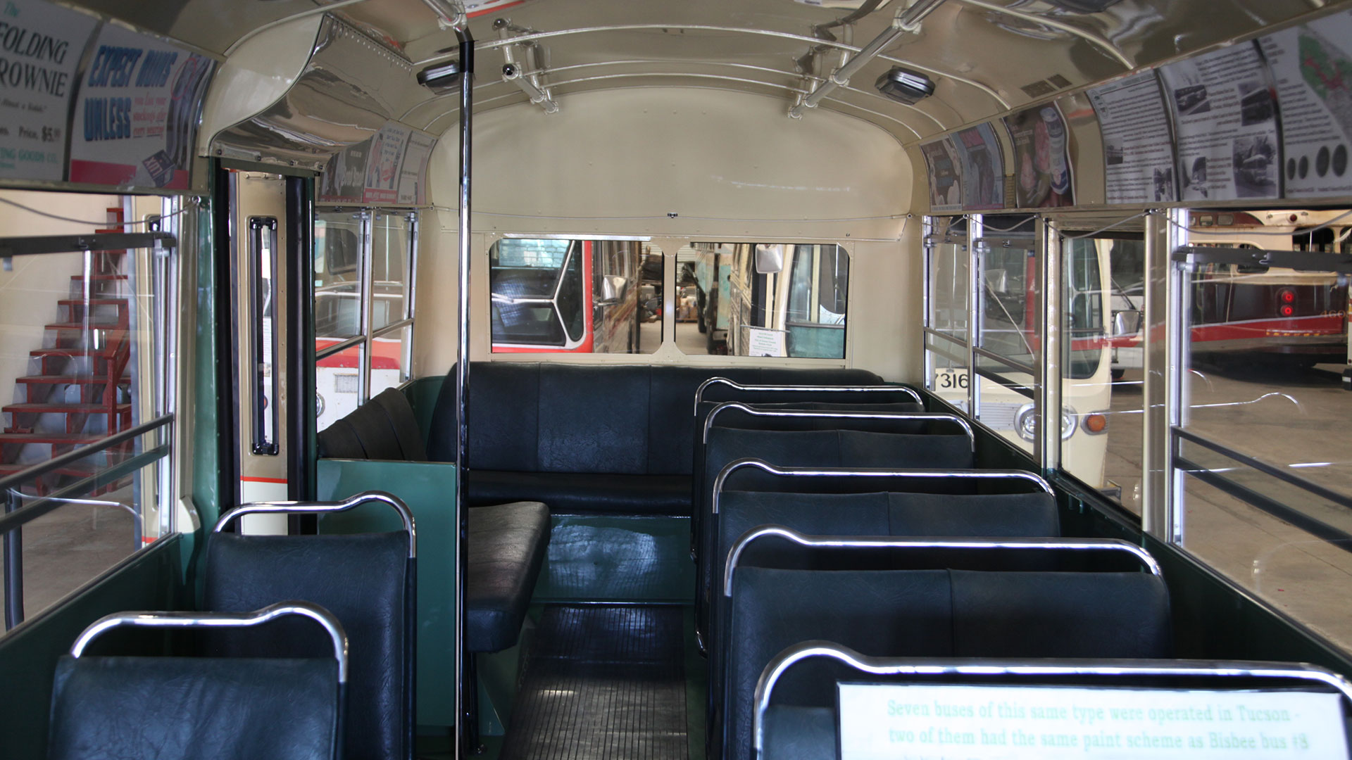 Bisbee bus new seats