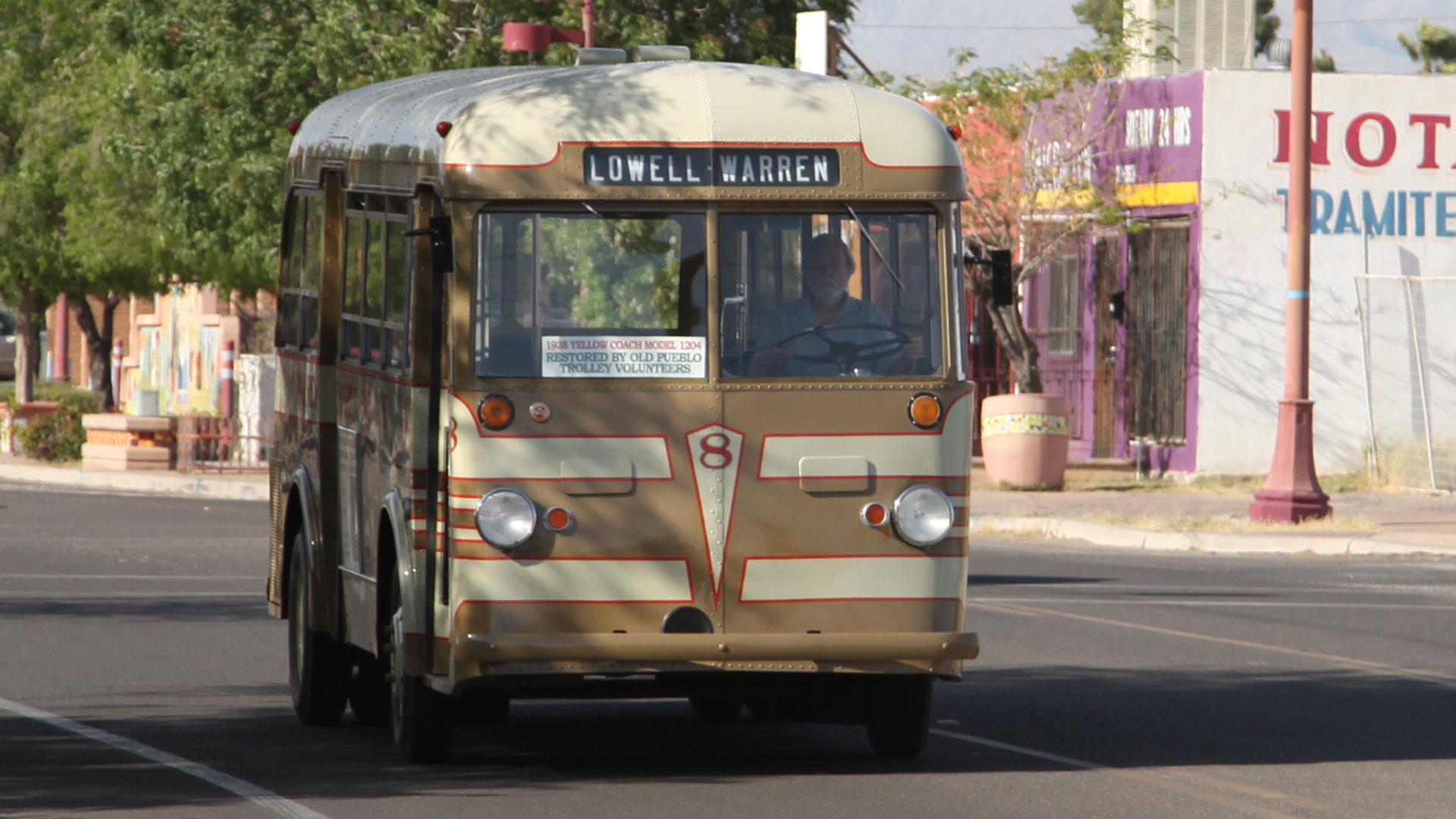 Bisbee bus outside