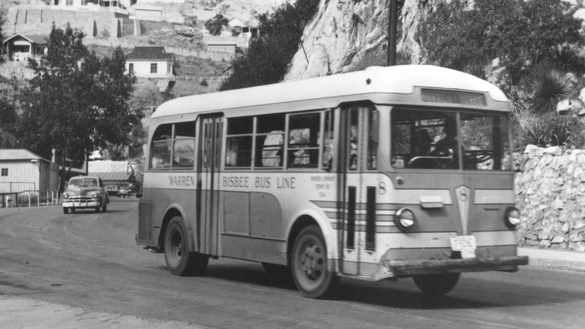 Bisbee bus historic photo