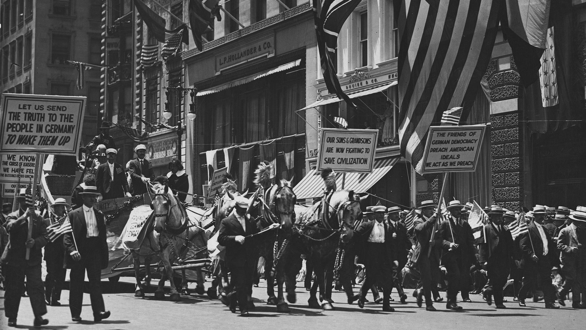 Independence Day, 1918, New York City.