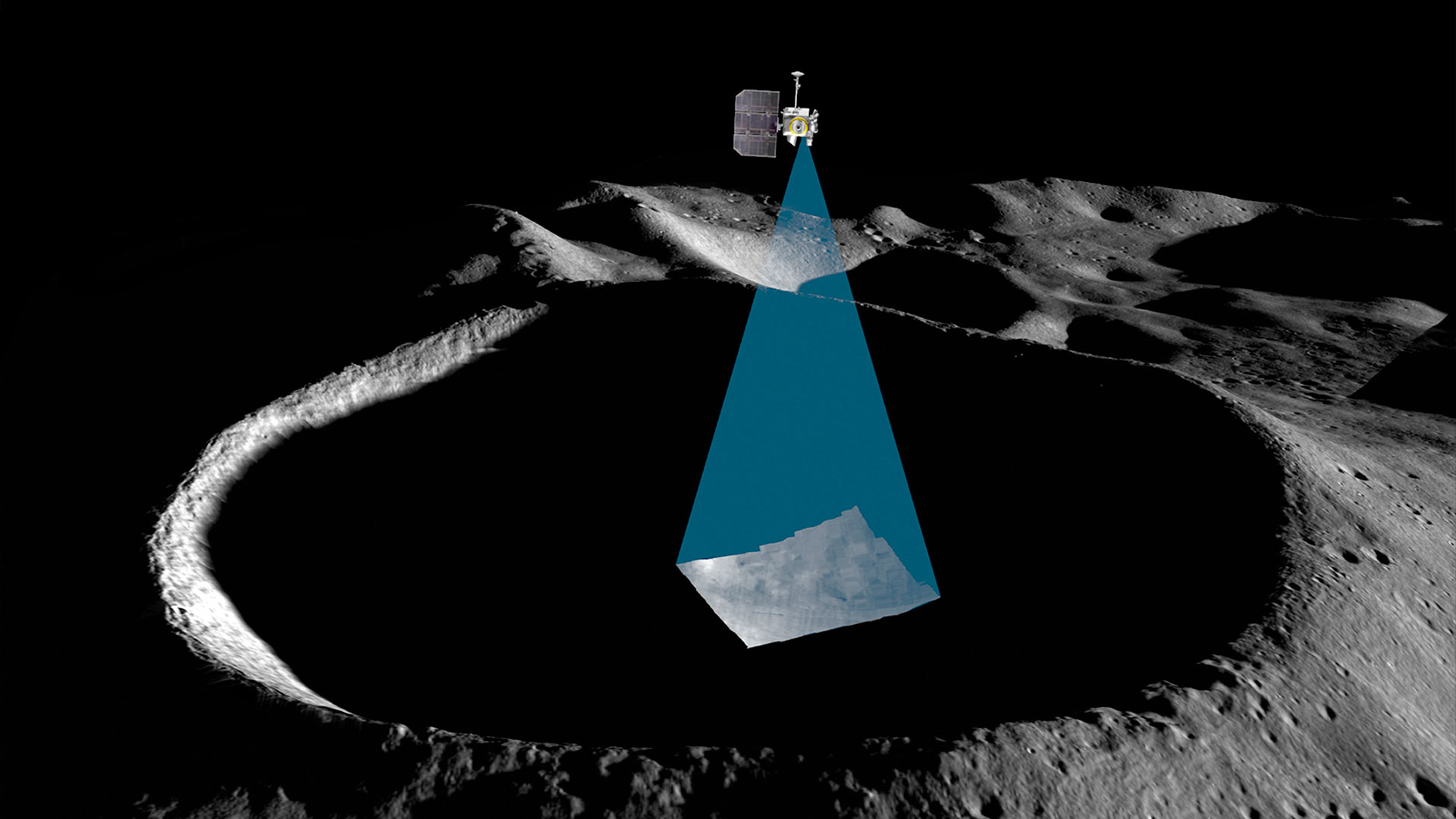 As much as 22 percent of Shackleton Crater’s surface could contain ice, according to data from NASA's Lunar Reconnaissance Orbiter. The crater is located at the lunar south pole.