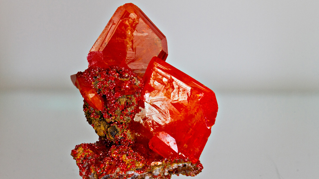 Wulfenite, Red Cloud Mine, La Paz County, Arizona.