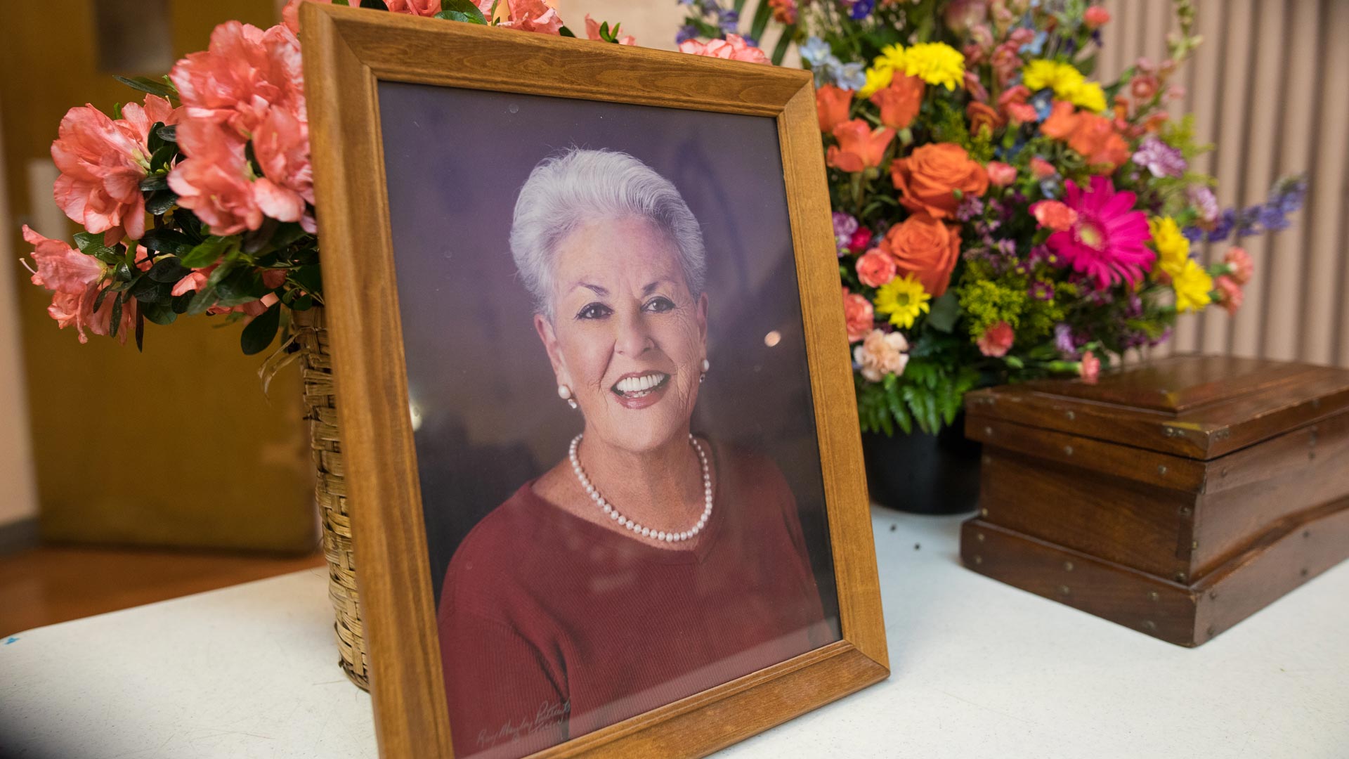 A photo of Tucson resident Annie Laos from her memorial.