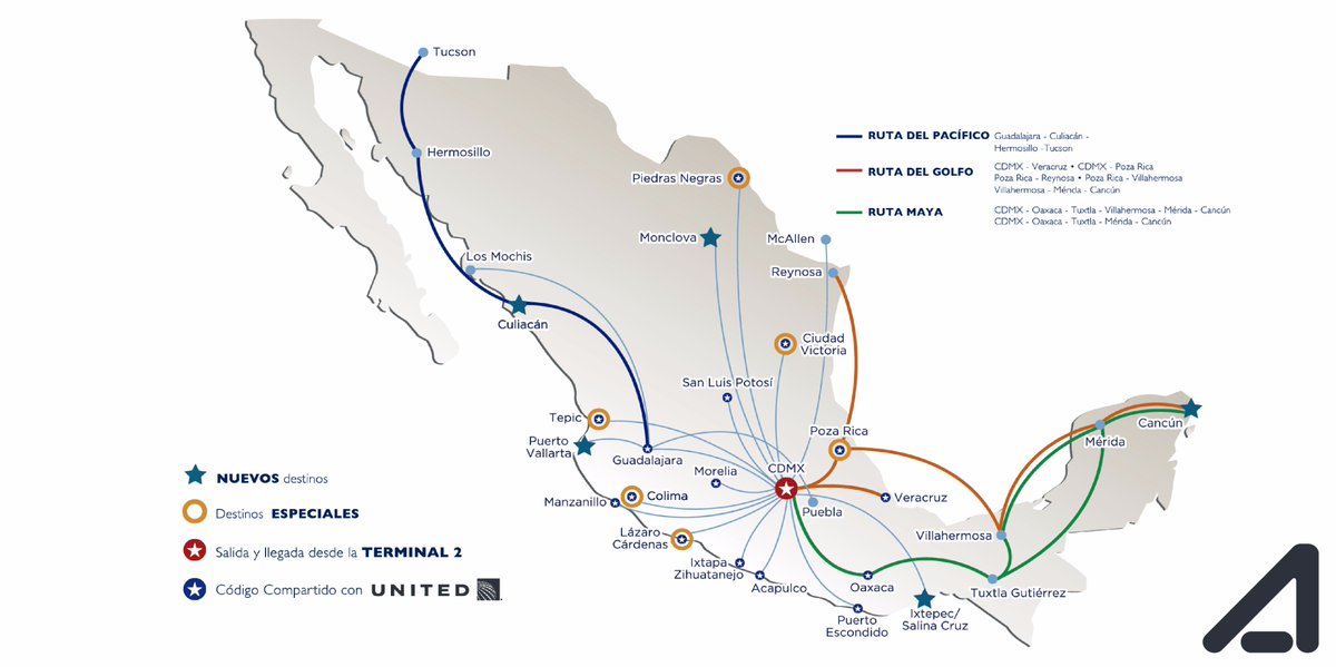 Aeromar Map