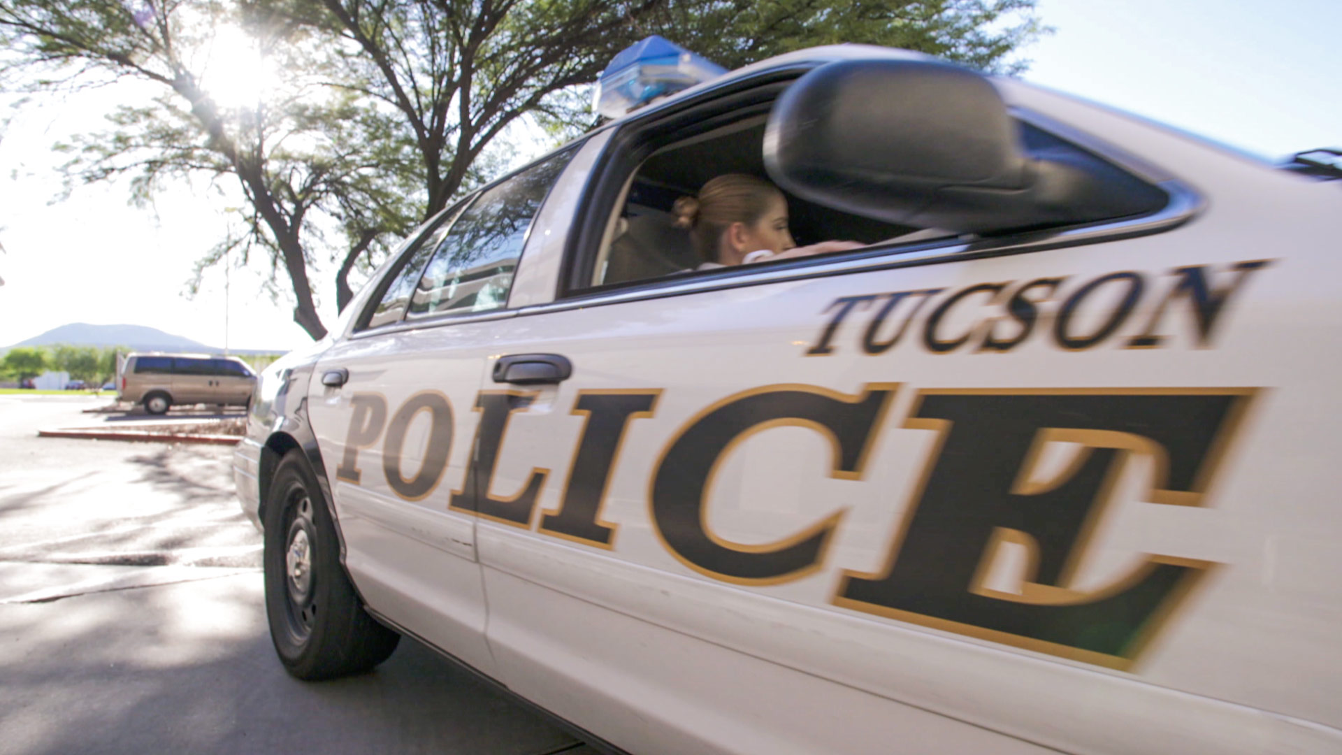 A Tucson Police car.