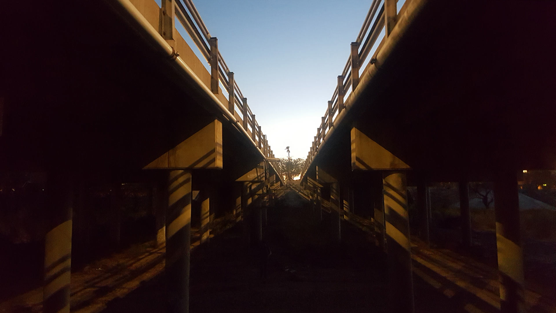 The bridge over the Pantano Wash, at Broadway and Pantano on Tucson's east side. 