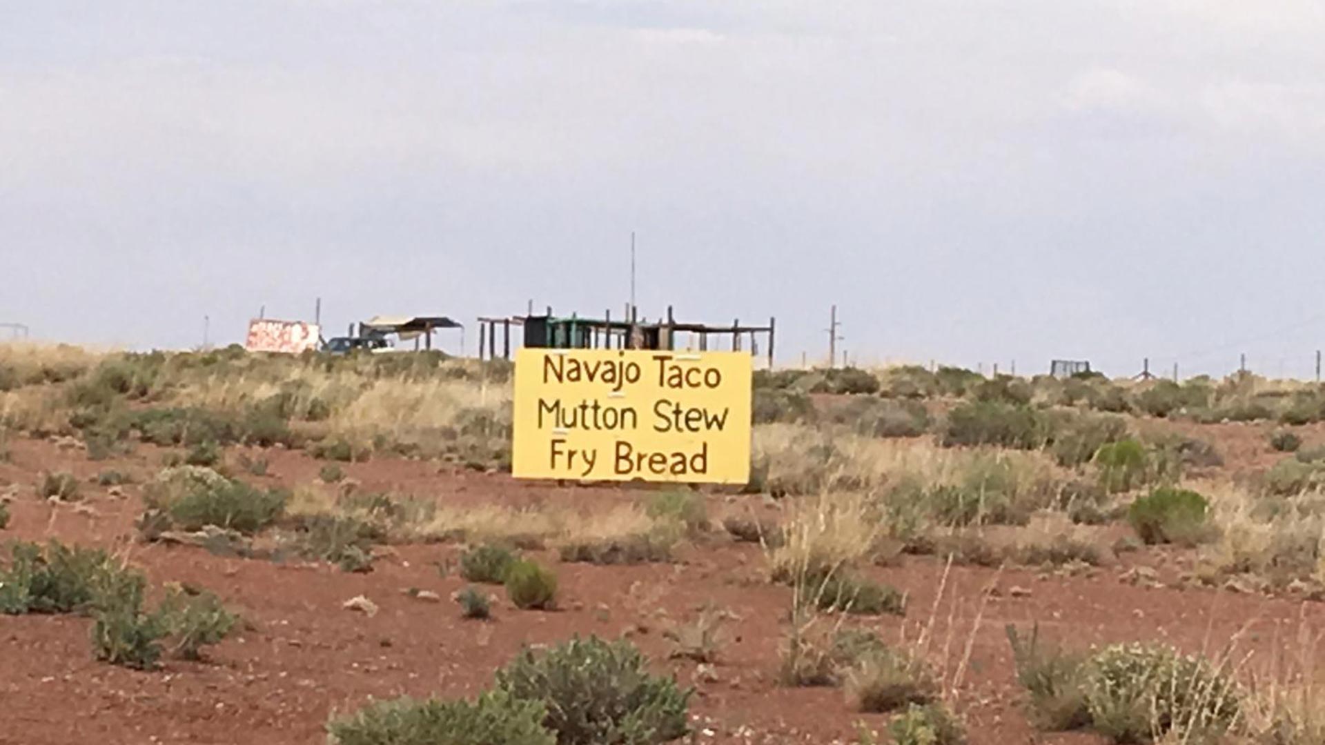 Fry bread sign