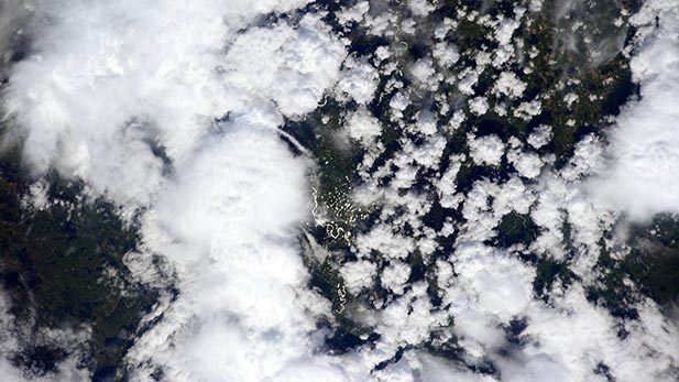 Measuring clouds and aerosols from the Space Station.