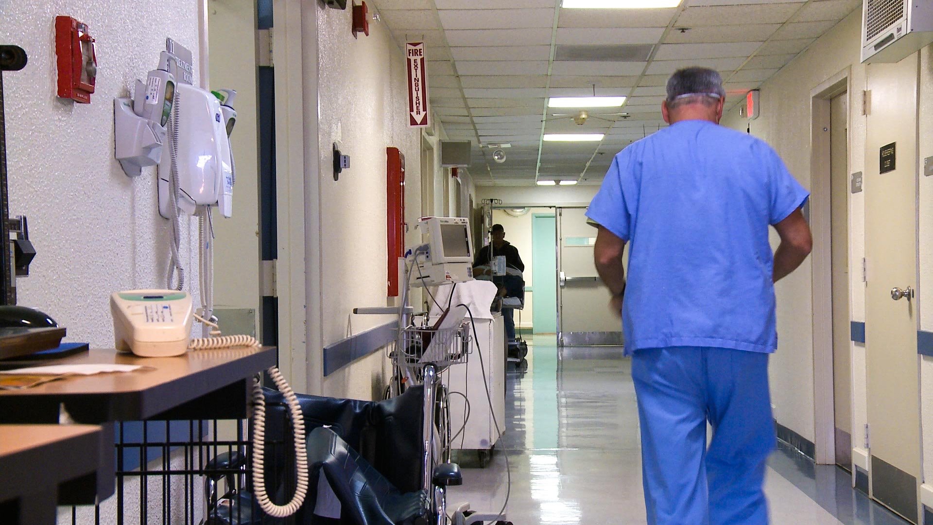 File photo of a hospital hallway.