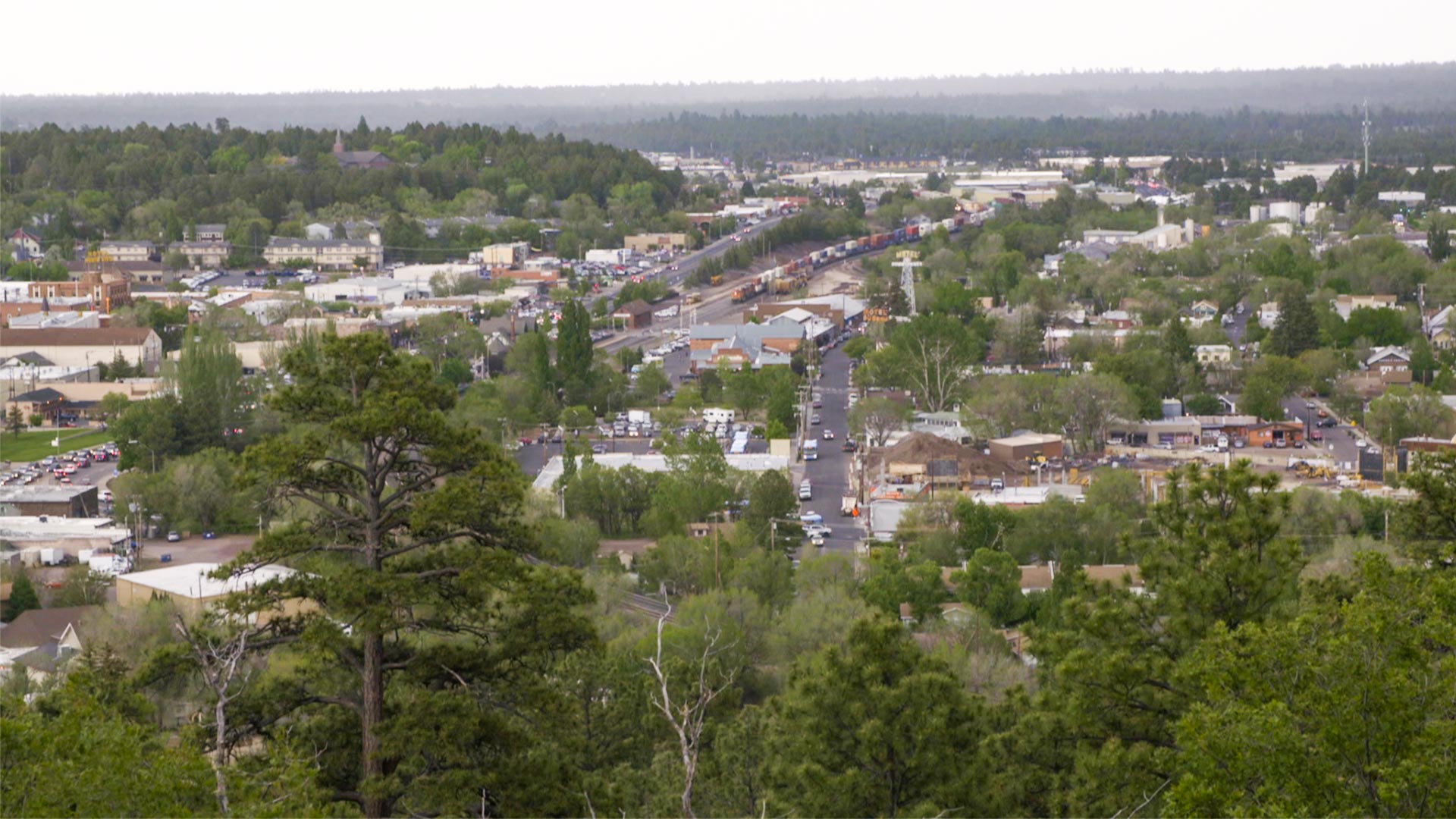 The view from Mars Hill west of Flagstaff.