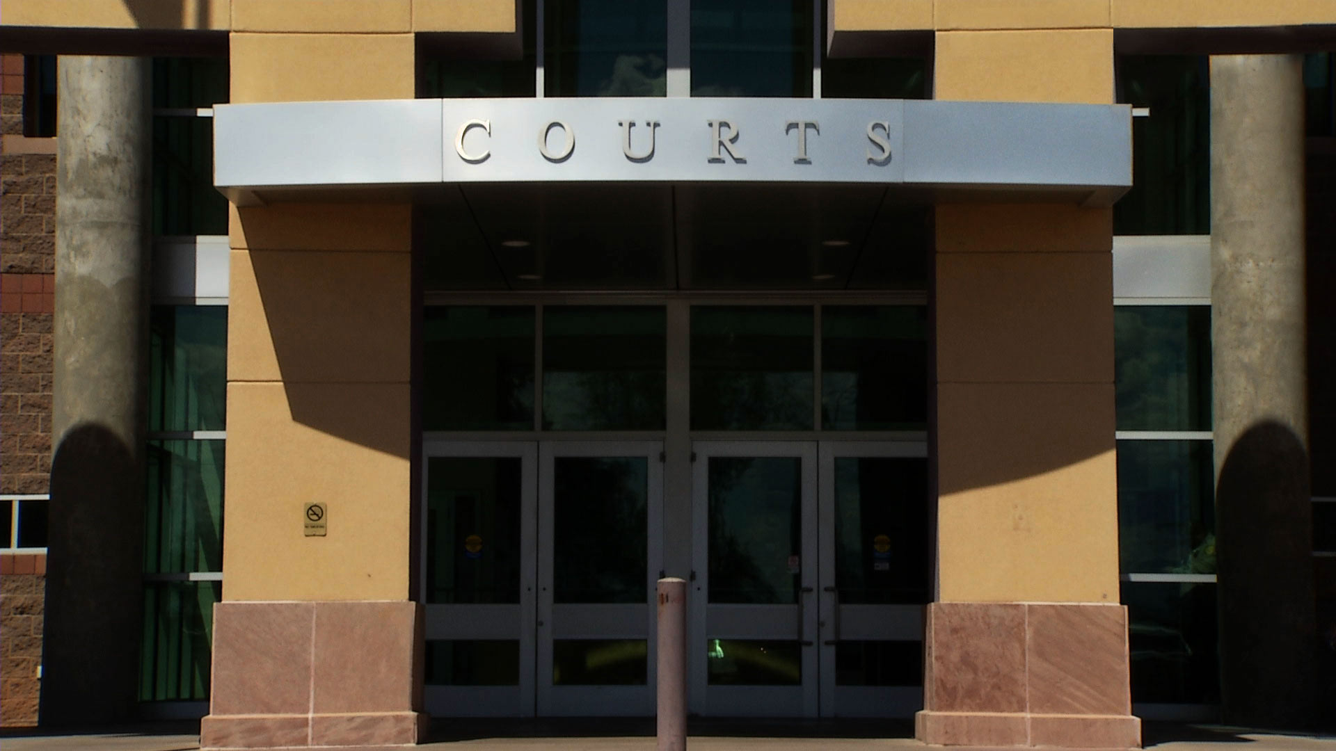 The entrance to the Pima County Juvenile Courts. 